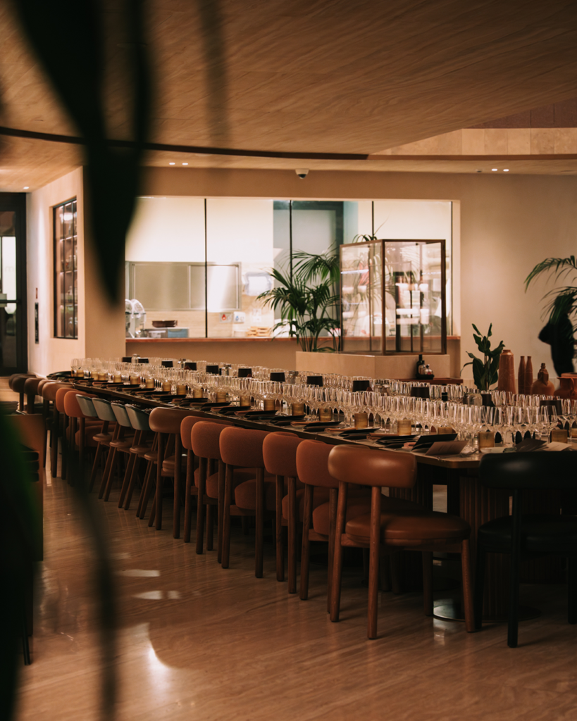 Amarone della Valpolicella Riserva Bosan event dinner in an elegant setting