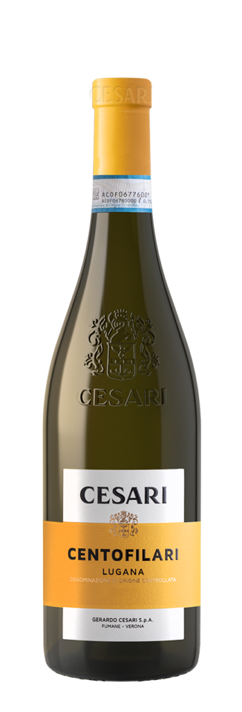 Lugana centofilari cesari bottiglia vino bianco